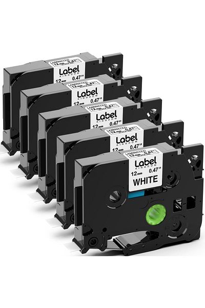 erorex Tze 231 Compatible With Brother Label Printer Tape 12Mm 0.47 Brother P Touch Label Tape H110 1 2