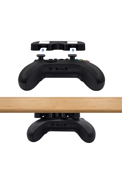 erorex Under Desk Controller Holder Under Desk Mount Stand For X Box 360 X Box One S X X Box Series