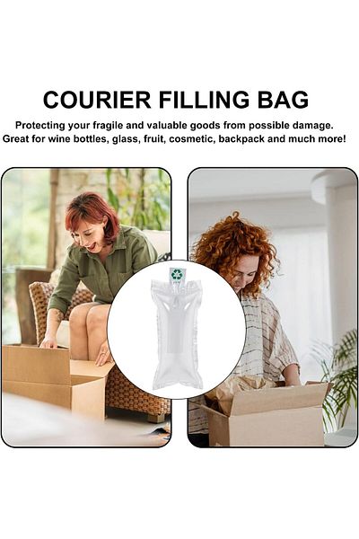 erorex Air Cushion Bags 100Pcs Inflatable Air Pillows Air Bubble Bags Shockproof Air Cushion Film Blocking
