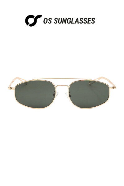 OS Sunglasses Γυαλιά ηλίου Detroit, Προστασία UV 400, Πράσινο χρώμα φακών, Γι...