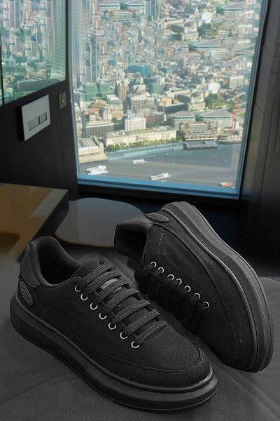 BIG KING Linen Thick Sole Men's Casual Shoes
