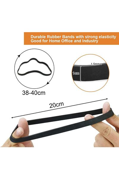 erorex Rubber Bands 35 Pcs Large Thick Elastic Rubber Bands Heavy Duty Trash Can Band Rope Strong Durable