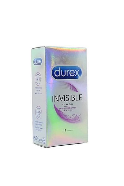 Durex Invisible Extra Lubricated Condoms 12's