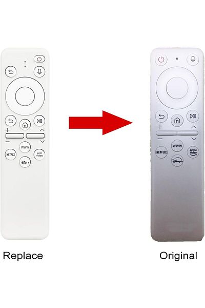 erorex Bn59 01389A Voice Replaced Remote Control Fit For Samsung Qled 4K Smart Tv 2022 Tm2280F Rmcspb1Ep1