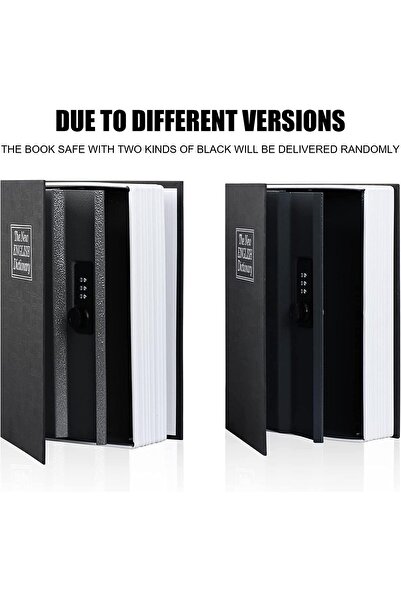 erorex خزانة كتب تحويلية مع قفل مركب، خزانة كبيرة سرية، صندوق معدني مخفي، صندوق لإخفاء الأموال