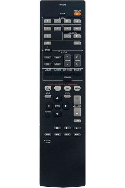 erorex جهاز تحكم عن بعد بديل Rav491 Zf30320 متوافق مع جهاز استقبال الصوت المنزلي Yamaha Rx V375F Rx V375H