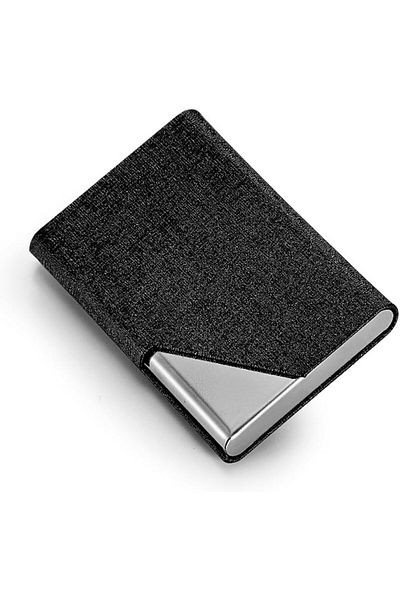 erorex Business Card Holder Upgraded Leather Business Card Case Pocket Card Holders For Men Or Women Metal