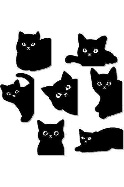 erorex 6 Pcs Magnetic Bookmarks Cat Book Markers Page Markers For Women Teachers Students Book Lovers