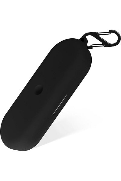 erorex Leather Case Compatible With Airpods 4 2024 Earbuds 2024 Soft Protective Cover With Lanyard Black