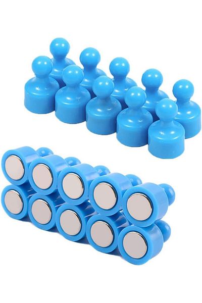 erorex 20 Pcs Magnetic Push Pins Little Refrigerator Magnets Strong Fridge Magnets Whiteboard Magnets Map