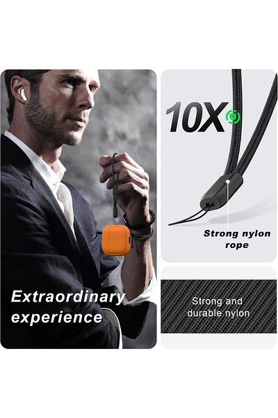 erorex جراب سيليكون ناعم متوافق مع سماعات Soundpeats Gofree 2 مع غطاء حماية وسلسلة مفاتيح