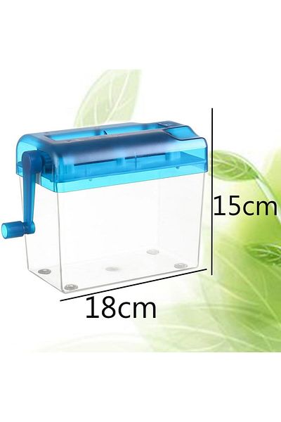 erorex Portable Paper Shredder A6 Manual Shredderportable Paper Shredder With Dust Box And Non Slip Base