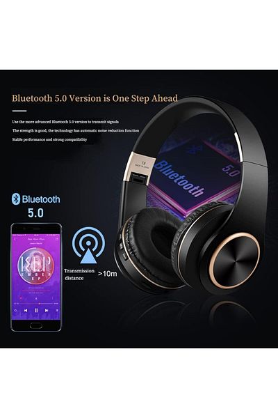 erorex Cat Ear Kids Headphones Wireless Foldable Kids Bluetooth Headset Led Light Up Bluetooth Kids