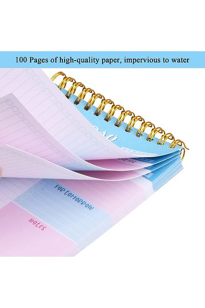 erorex To Do List Notepad Weekly Agenda Planning Pad Office Supplies Checklist Productivity Note Pad For