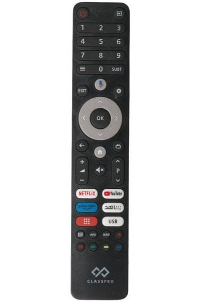 erorex Tit Tv Remote Replacement Remote Control Compatible For Tit Smart Lcd Led Tvs Black