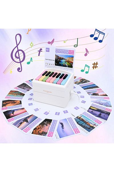 erorex Piano Calendar 2025 Usb C Rechargeable Desk Playable Mini Piano Mini Table Calendar Included 52
