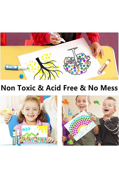 erorex Washable Dot Markers Dot Markers For Artist Beginners Professional Washable Marker Pens For Kids