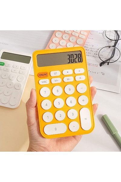 erorex Desk Basic Calculator Small Portable Standard Calculator 12 Digit Dual Power Handheld Desktop