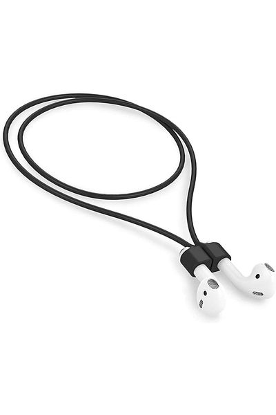 erorex Flexible Silicone Case With Metal Hook For Airpods Charging Box Blue