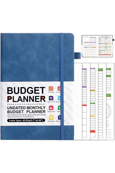 erorex Budget Planner Daily Weekly Monthly Expense Tracker Notebook Finance Planner And Accounts Book Faux
