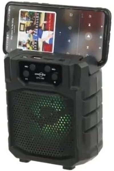 erorex مكبر صوت دائري أسود لاسلكي رياضي صوت عميق سعة البطارية 500 مللي أمبير في الساعة وقت تشغيل الموسيقى حتى: 2