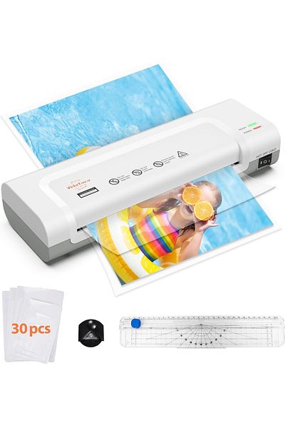erorex Laminator Machine Portable A4 Thermal Laminator With Hot And Cold Settings Quick Warm Up And No