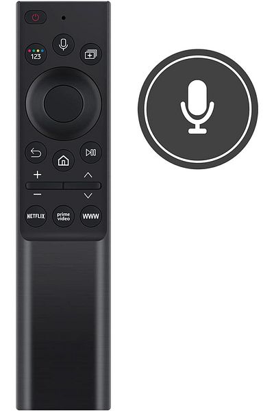 erorex Bn59 01363A Voice Replaced Remote Control Fit For Samsung Tv Au8000 Crystal Uhd 4K Smart Tv 2021
