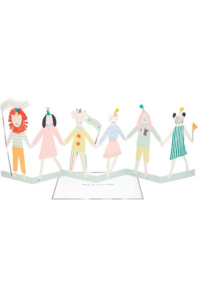 erorex Party Animal Concertina Card