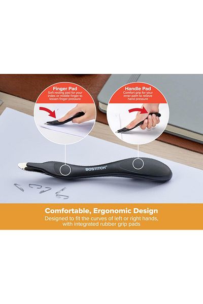 erorex Office Easy Staple Remover Magnetic Tip 3 Pack 40000M Blk 3Pk
