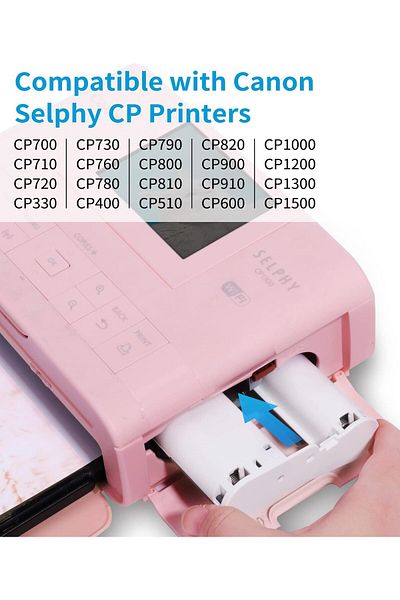 erorex Compatible With Canon Selphy Cp1300 Ink And Paper For Selphy Printer Cp1500 Cp1300 Cp1200 Cp1000