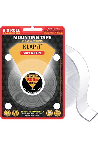 erorex Super Tape Clear Double Sided Waterproof Heavy Duty Mounting With Enhanced Nanotechnology Holds Up