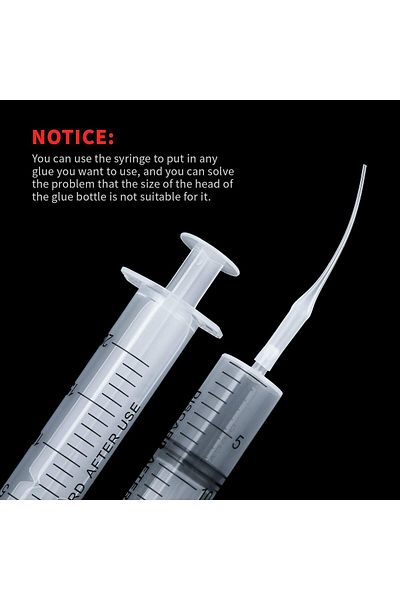 erorex Glue Micro Tips Plastic Glue Bottle Tips Glue Extender Precision Applicator For Hobby Crafting Lab