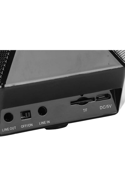 erorex مكبر صوت صغير هاي فاي ستيريو صدمة باس RGB تأثيرات الإضاءة المحمولة اللاسلكية مع ضوضاء بيضاء مهدئة