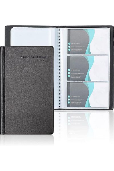 erorex Business Card Organizer Book Business Card Organizer With 240 Cards Capacity Portable Business Card