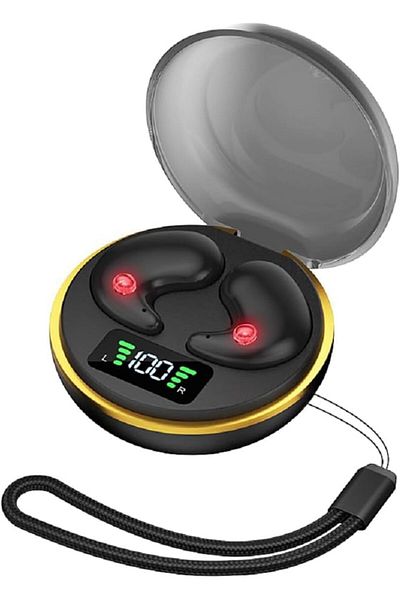 erorex سماعات النوم سماعات نوم غير مرئية لاسلكية صغيرة تعمل بتقنية البلوتوث للجانب