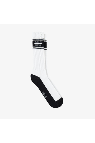 Lacoste Erkek Baskılı Beyaz Çorap