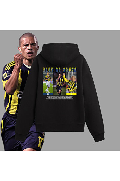 Edizen Alex de Souza Baskılı Oversize Premium %100 Pamuk Hoodie Unisex