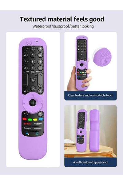 erorex غطاء حماية متوهج من قطعتين لجهاز التحكم عن بعد Lg An Mr600 وLg An Mr650 وMr18Ba وMr19Ba