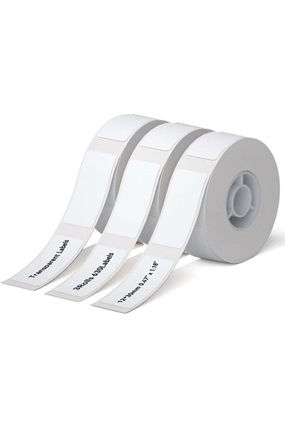 erorex Label Maker Tape Printer Sticker Paper With Self Adhesive For D11 D110 D101 Label Maker （White）