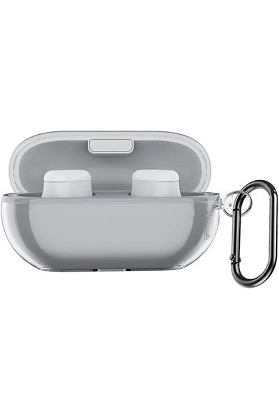 erorex جراب شفاف من مادة TPU متوافق مع جراب Samsung Galaxy Buds 3 جراب Galaxy Buds 3 Pro مع قفل أمان