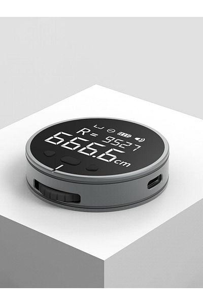 erorex Small Q Electronic Ruler Compact Design 99M Max Range Measures Flat Curved And Cylindrical Surfaces