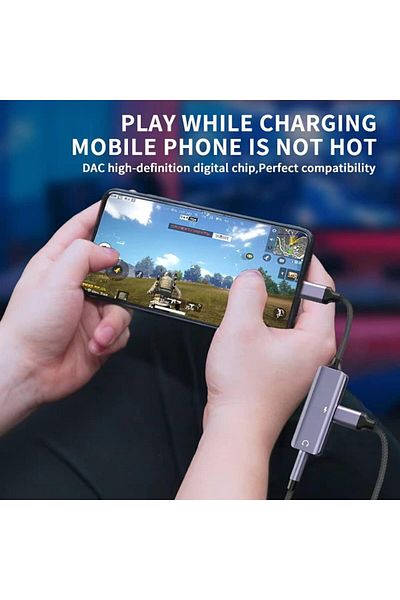 erorex In 1 Lightning Audio & Charging Adapter 3.5Mm Headphone Jack & Charger Splitter For Iphone 14 13 12