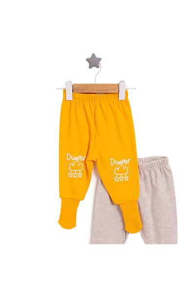 ebebek Hello Baby HelloBaby li Çoraplı Pijama Pantolon Kız Bebek