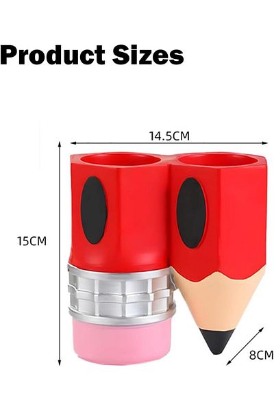 erorex Pencil Shaped Pen Holder Sharp And Dull Pencil Holder For Classroom Fun Pencil Organizerfor