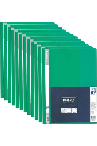erorex Business Report File Green 12 Piece Rf13054