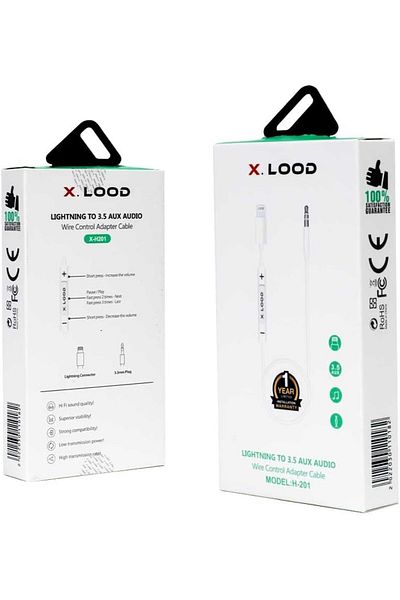 erorex Earphone Connector Compatible With Headphone Adapter Compatible With Dual Lightning Jack To Audio