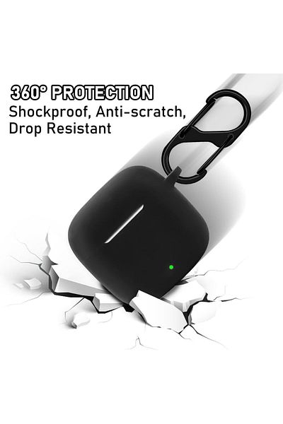 erorex Case For Airpods 4 Soft Silicone Case Skin Cover For Airpods 4 With Keychain And Earbuds Cleaning