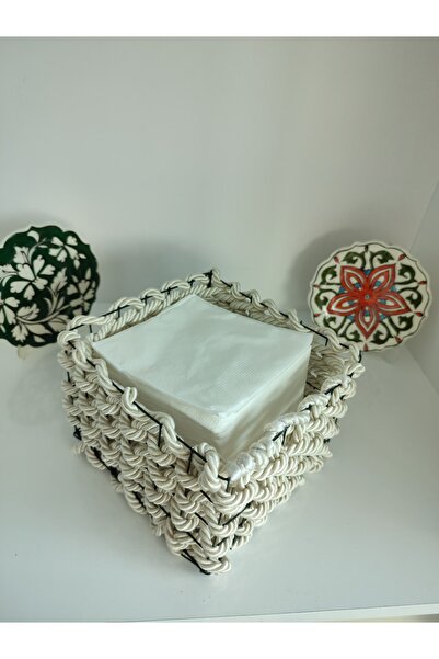 Sorgun Kadın Kooperatifi Wicker Braided Decorative Napkin Holder 15 cm