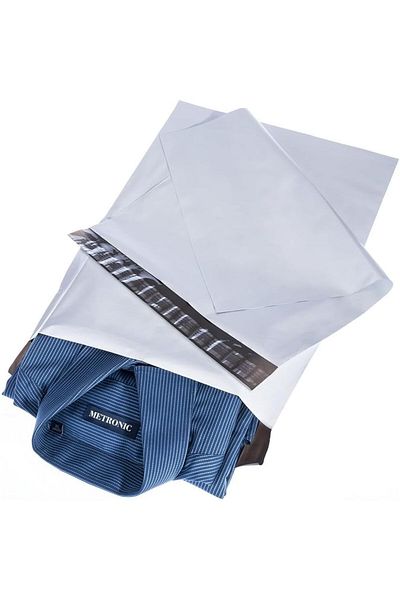 erorex Plastic Envelope Bag 100Pcs White Self Seal Adhesive Courier Storage Bags Plastic Poly Envelope