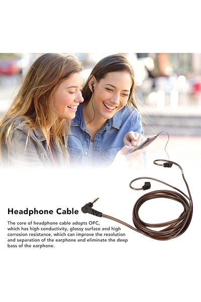 erorex Replacement Audio Cable Cord Extension Wire For Bose Quietcomfort Qc25 Qc35 Headphones With In Line